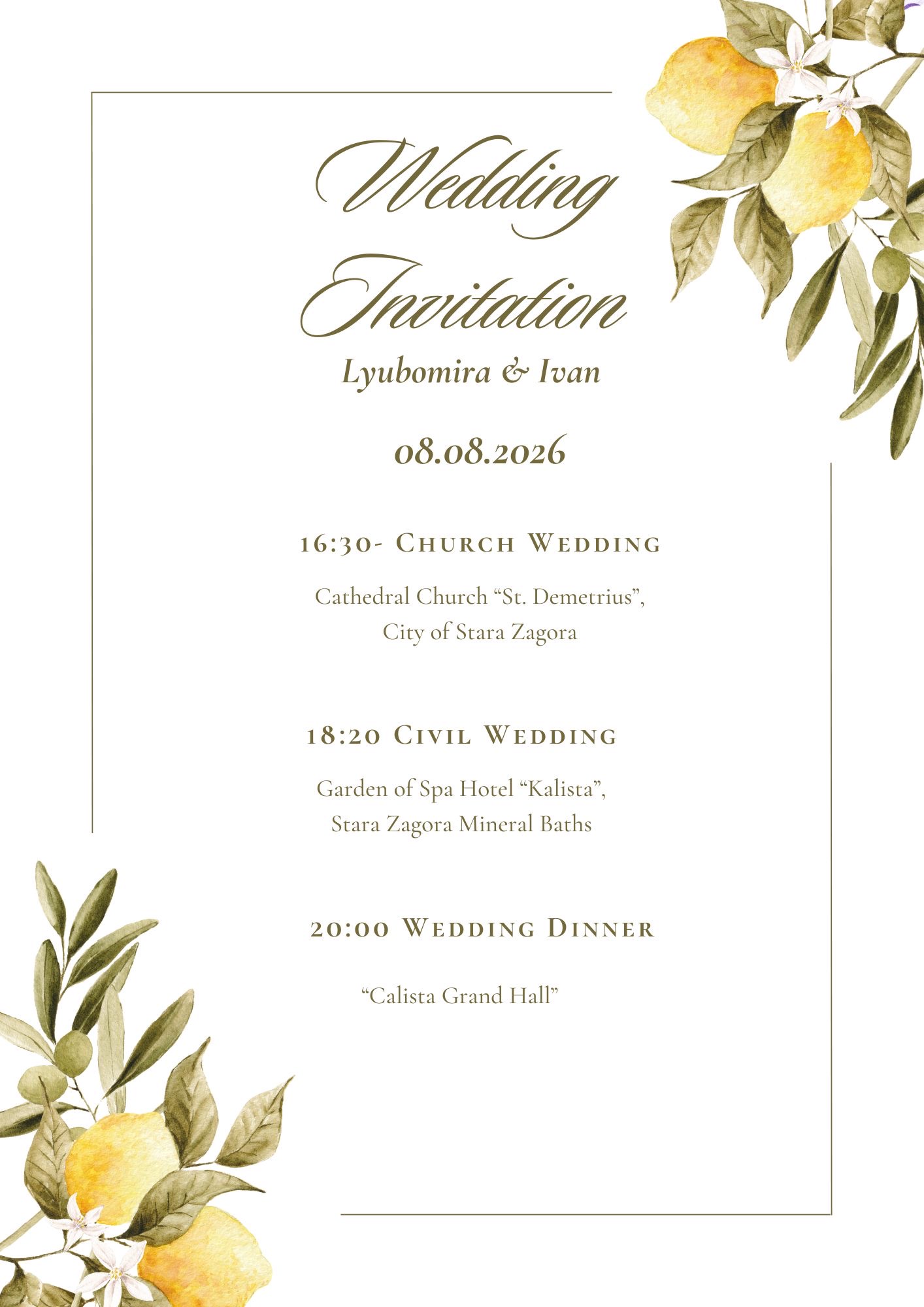 Wedding Invitation
